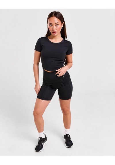 Nike Training One Fitted Crop Women's T-shirt Kadın Kısa Antrenman Tişörtü Fn2804-010 Siyah