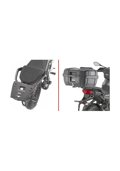 Moto Guzzi Stelvio 1000 24-25 Arka Çanta Taşıyıcısı Givi Sra8208 Diğer