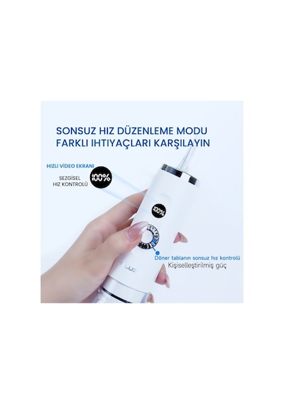 Ağız Duş Seti Taşınabilir Şarj Edilebilir - 690854845