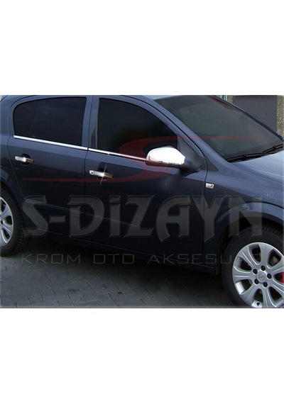 S-Dizayn  Opel Astra H Hb Krom Cam Çıtası 4 Prç 2004 Üzeri