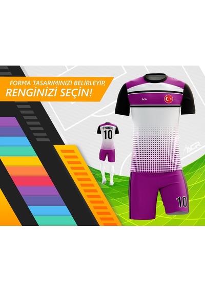 Acr Giyim Kişiye Özel Futbol Forması - Dizayn : Bant