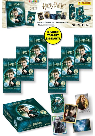 Panini Harry Potter Koleksiyonluk Trading Kart - 6 Paket 36 Kart
