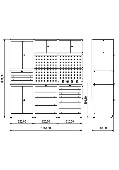 MT-1005 Modüler Çalışma Tezgahı -
