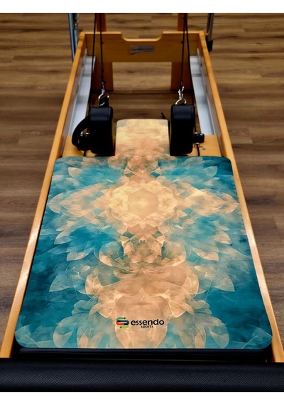 Reformer Pilates Mat ' Kaymaz' -'sage Green' Renkli