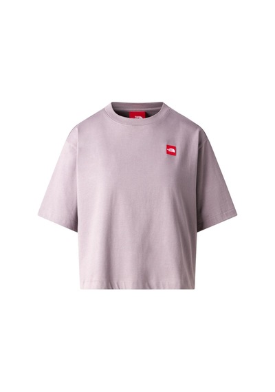 The North Face W Tnf Red Box S/s Boxy Tee Kadın Tişört Nf0a8eg6g7o1 Gri