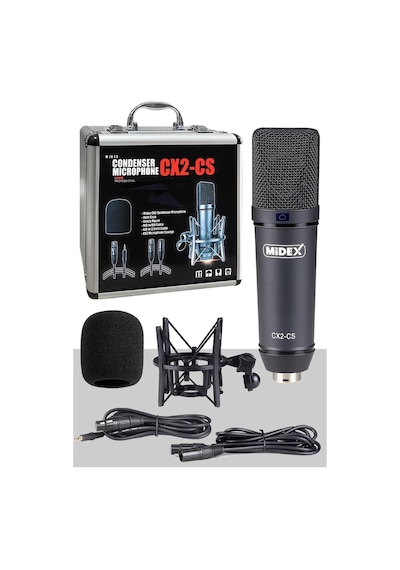 Functional Paket-4 Stüdyo Ekipmanları Mikrofon 4 Çıkış Ses Kartı Full Set