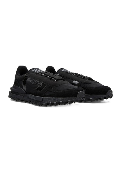 Lacoste Elite Active Leather Mens Sneaker Hakiki Deri Erkek Günlük Spor Ayakkabı Siyah