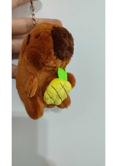 Kapibara Peluş Anahtarlık 10 Cm Boyut
