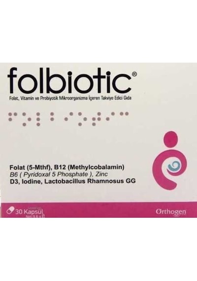 Folbiotic Folik Asit 30 Kapsül