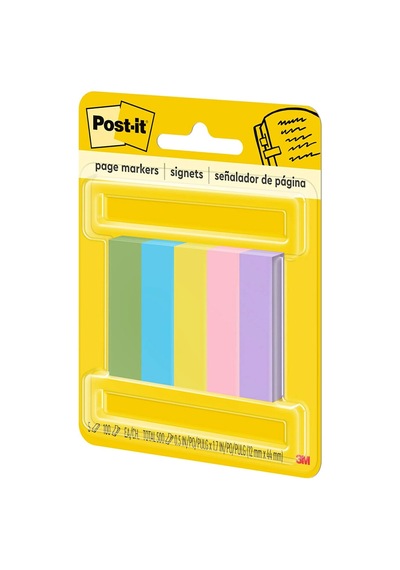 Page İ Aretleri, Be Assorted Ultra Colors, 5 Pads Of 100 Strips/paket