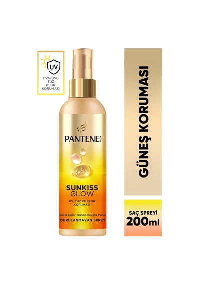Pro-v Sunkiss Glow, Güneş Ve Klor Koruyucu Durulanmayan Saç Spreyi 200ml