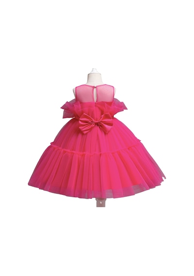 Petityu Tutu Fiyonklu Seker Pembe Dogumgunu Elbisesi Pembe