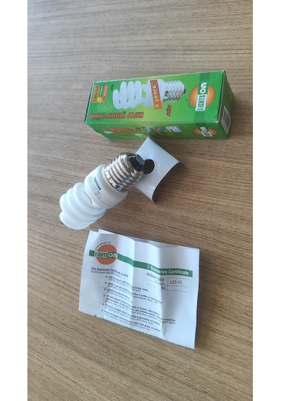 Lightson 13w 75w Dengi E27 Spiral Tasarruflu Ampul Les-13 Beyaz Işık