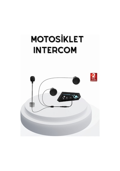 Bt22 Kablosuz Kask Kulaklığı Bluetooth 5.0 Intercom Su Geçirmez Ve Uzun Ömürlü Batarya