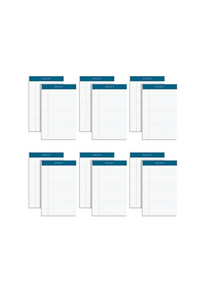 Tops 13 X 20 Cm Legal Not Defteri, 12&apos Li Paket, 50 Yaprak