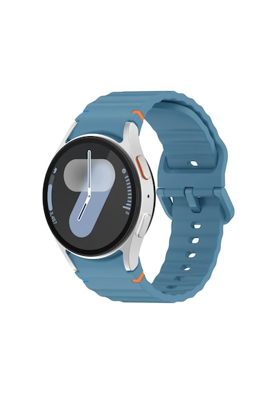 Samsung Galaxy Uyumlu Watch 4 5 6 7 Fe 40 44 Classic 42 43 46 47 Mm Kordon Dekoratif Örgü Çizgili Spor Silikon Kayış