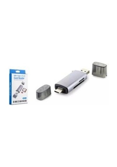 Hadron Hdx7031 Card Reader Usb3.0 + Type-c All In One Gri Atud-19 Kdo