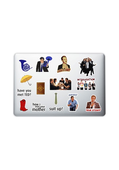 How I Met Your Mother Laptop Notebook Tablet Telefon Sticker Set 007 1