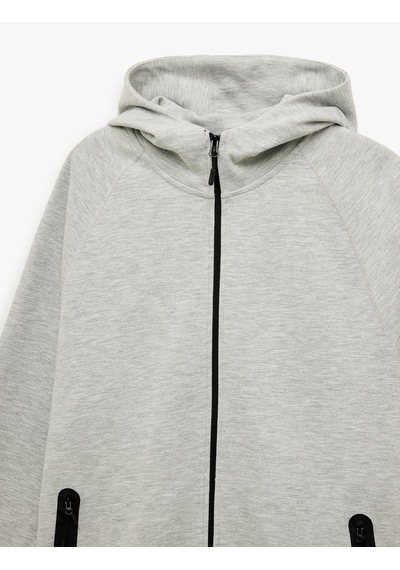 Koton Regular Fit Uzun Kollu Fermuarlı Cepli Kapşonlu Spor Sweatshirt Gri Melanj 6wam70041nk Gri Melanj Koton Regular Fit Uzun Kollu Fermuarlı Cepli Kapşonlu Spor Sweatshirt Gri Melanj 6wam70041nk Gri Melanj