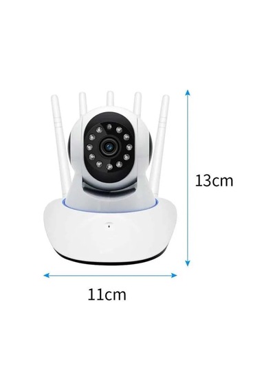 Led Aydınlatmalı 5 Antenli Motorlu 1080p Wifi Kamera Sensörlü 05793431