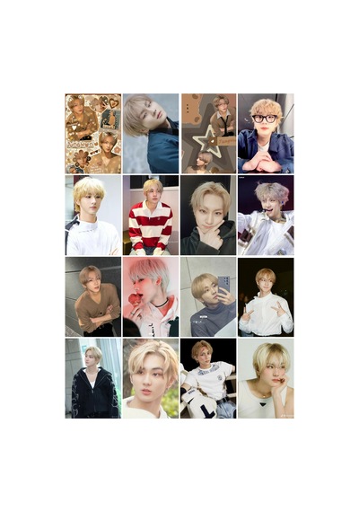 Jungwon Desenli Tasarım 16' L Fotokart Seti