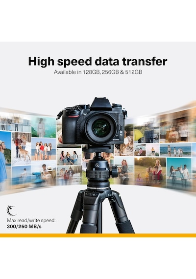 Excerıa Pro G2 128gb Sdxc Hafıza Kartı Uhs-ıı U3 V60 C10, 300mb/s Okuma, 170mb/s Yazma, 8k / 4k