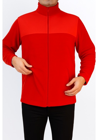 Softshell Polar İş Kıyafeti Ceket 10 Adet Sıcak, Firmanıza Özel İsim & Logo Baskılı Kırmızı