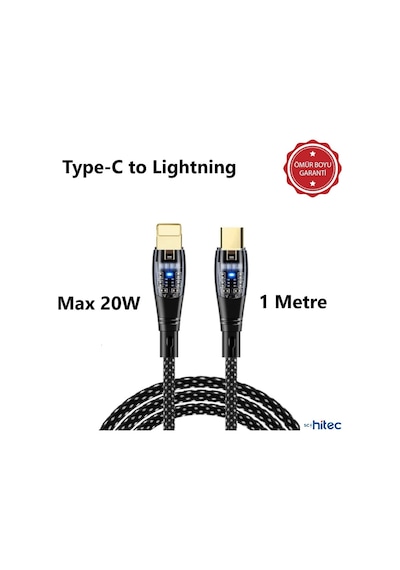 Schitec 6a 20w Type-c To Lightning 1m Hızlı Şarjkablo Mavi Yk255m