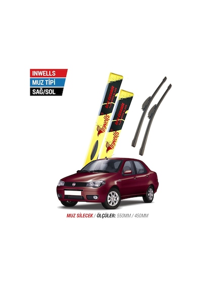 Fiat Albea İnwells Muz Silecek Takımı 2002-2012