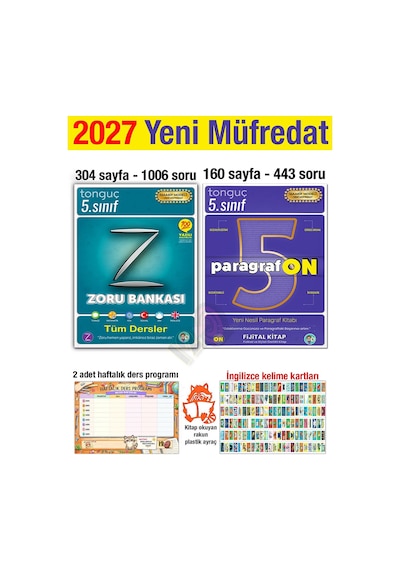 5. Sınıf 2027 Tüm Dersler Zoru Paragrafon Soru Bankası