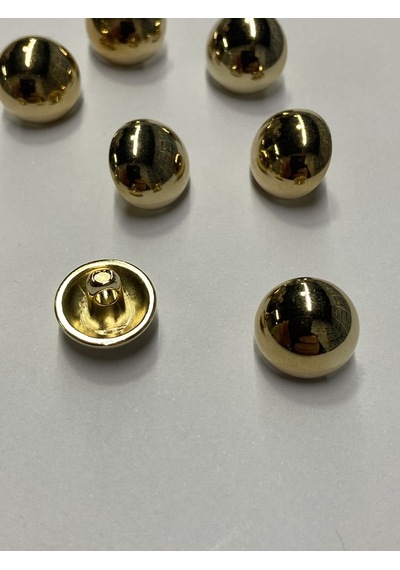 Bombeli Bluz Düğmesi / Metal Bluz Düğmesi/ 8 Li Set / Gold 527715