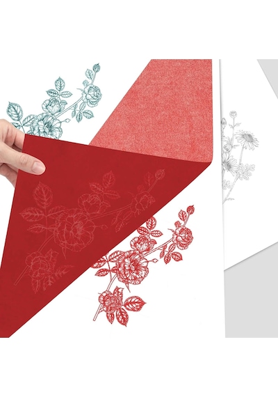 Roco Paper Karbon Grafit Transfer Kağıdı Kırmızı - 21 31 Cm - 100
