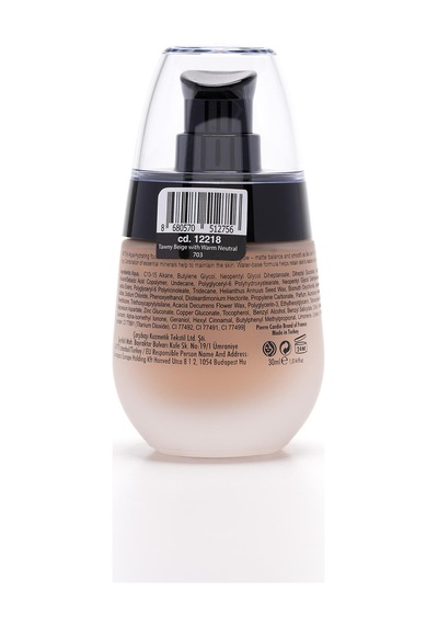 Pierre Cardin Aqua Wow Mineralli Su Bazlı Fondöten Tawny Beige Wi