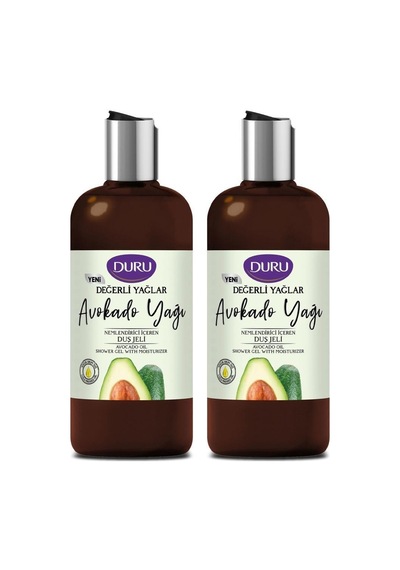 Duru Değerli Yağlar Avokado Yağı Nemlendirici İçeren Duş Jeli 2 x 500 ML