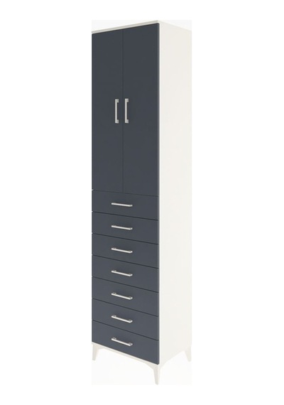 Hyperion Dolap 3 Raflı 7 Çekmeceli 2 Kapaklı 60x44x243 Aytaşı... Aytaşı
