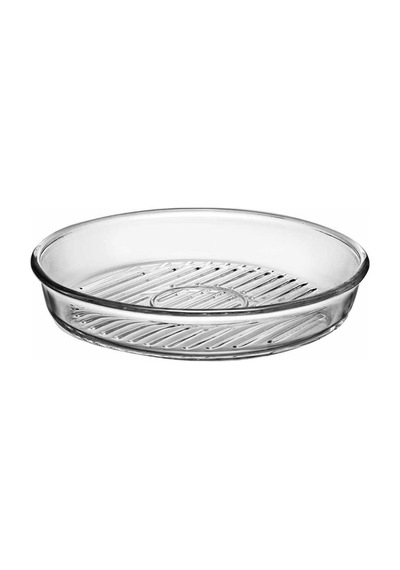 Borcam Grill Yuvarlak Tepsi 1.7 Lt Şeffaf