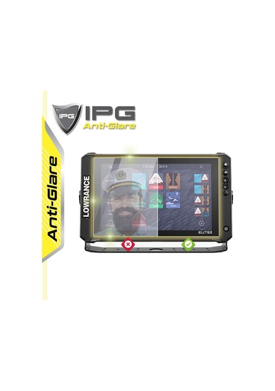 Lowrance Elite Fs 12 Fishfinder - Ipg Anti-glare Yansıma Önleyici Mat Ekran Koruyucu