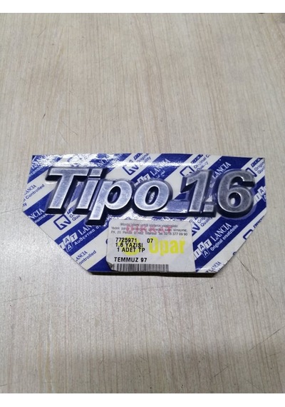 Tipo 1,6 Yazi Lancia Opar 7725971 375229697