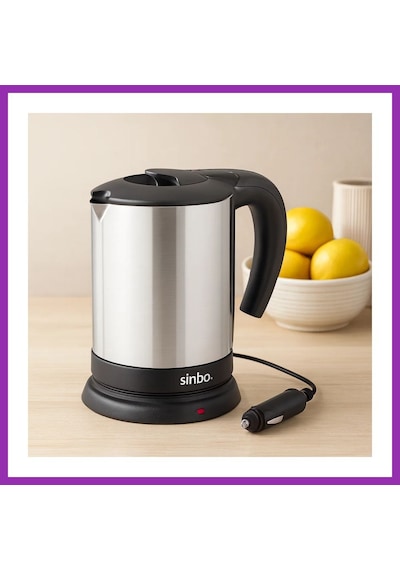 Bezos Araç İçi Kettle 24v 0.8l Paslanmaz Çelik 200w Bty