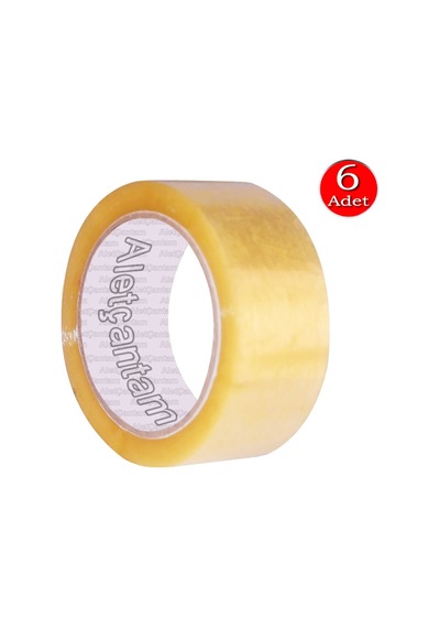Aletçantam Şeffaf Koli Bandı 100 yrd - 6'lı Paket