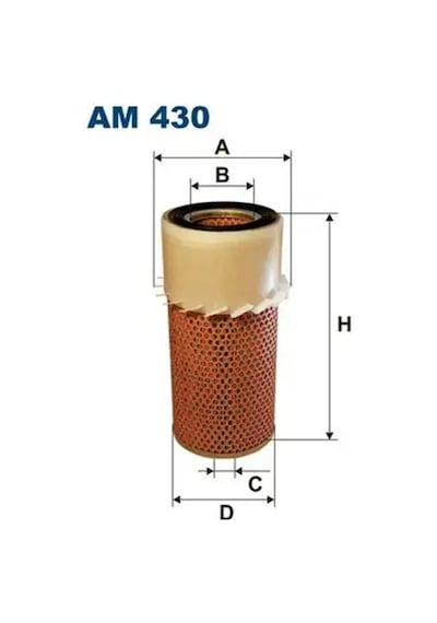 Mitsubishi L300 Hava Filtresi 2.5 1987-2009 Fıltron Am430