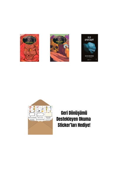 Dunwich Dehşeti + Herbert West: Diriltici + Delilik Dağlarında + Okuma Sticker'ları