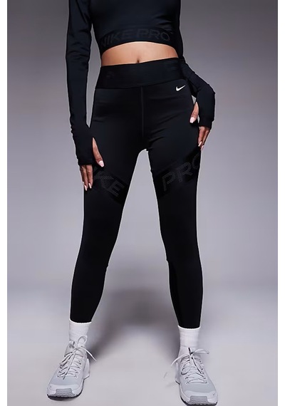 Nike Pro Sculpt Tigh Fit High-waisted 7/8 Leggings Toparlayıcı Siyah Tayt Siyah