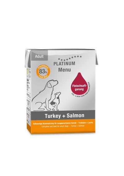 Platinum Hindili Ve Somonlu Köpek Yaş Maması 375 Gr