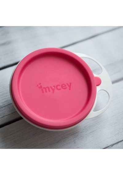 Mycey Kapaklı Mama Tabağı - Pembe