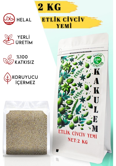 Kakulem Sertifikalı Hızlı Büyüten Etlik Kaz Civciv Yemi 2 Kg