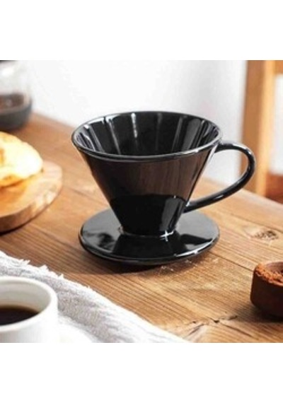 Epinox FSS-2 Seramik Kahve Demleme Dripper Siyah