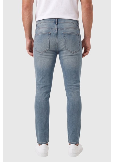 Rizzup Erkek Slim Fit Dar Kesim Likralı Taşlanmış Pamuklu Mavi Kot Pantolon Düğme Kapamalı Jean 2605153 Rizzup Erkek Slim Fit Dar Kesim Likralı Taşlanmış Pamuklu Mavi Kot Pantolon Düğme Kapamalı Jean 2605153