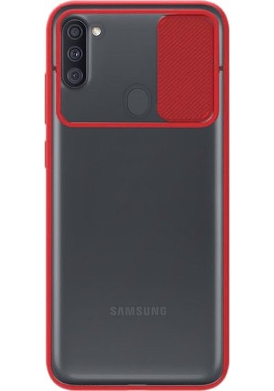 Samsung Galaxy M11 Lensi Açilir Kapanir Kamera Korumali Kilif 496037436