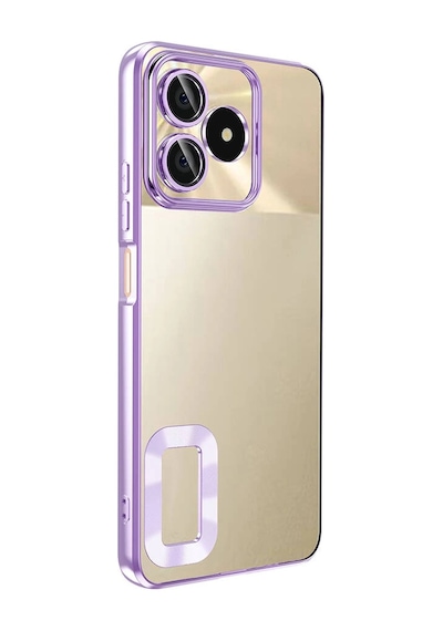 Realme C53 Kılıf Kamera Korumalı Logo Gösteren Zore Omega Kapak Çok Renkli